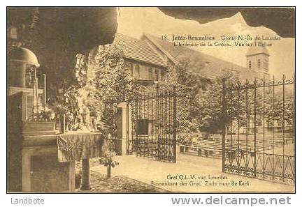 18 Jette Bruxelles Grotte N.-D. De Lourdes Grot O.L.V. Van Lourdes - Jette