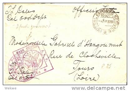 USA126c/ WW I.Feldpost 927 Feb.1919 - Briefe U. Dokumente