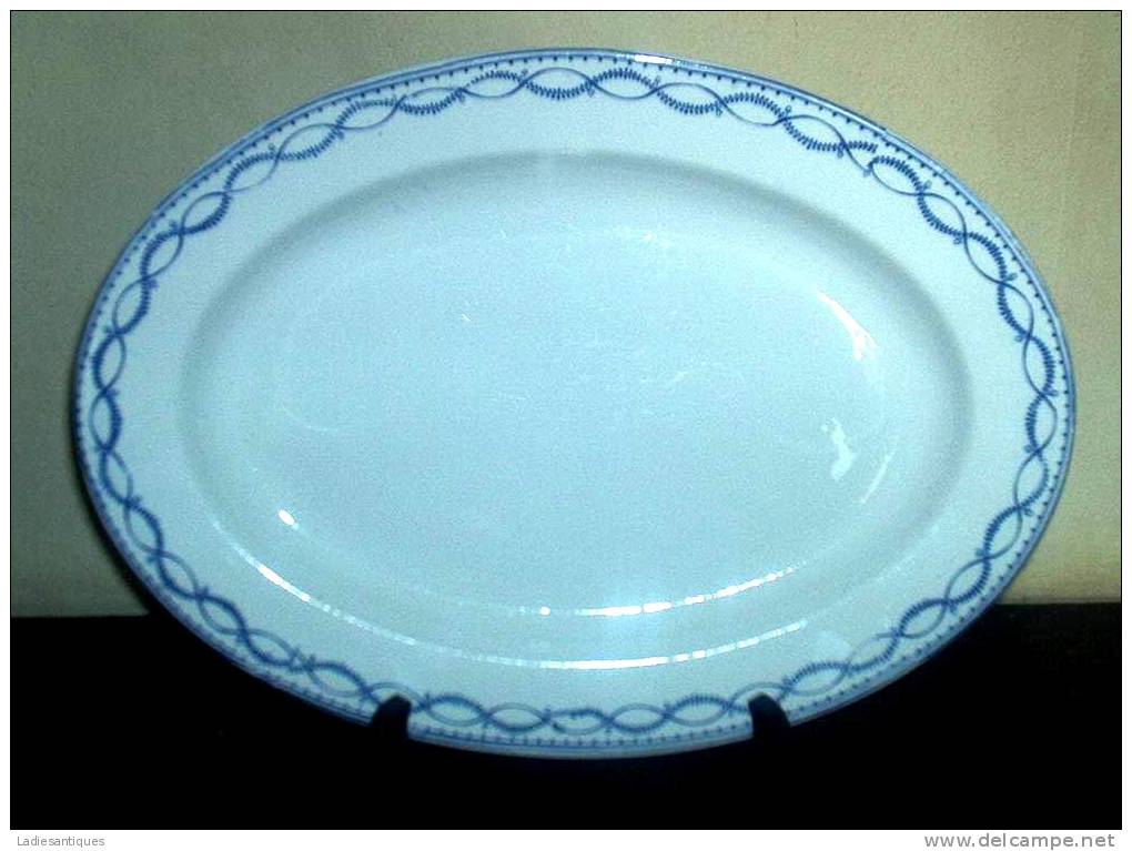 Boch Anneaux - Plat Ovale - Schaal - Tray - AS 1844 - Boch (BEL)