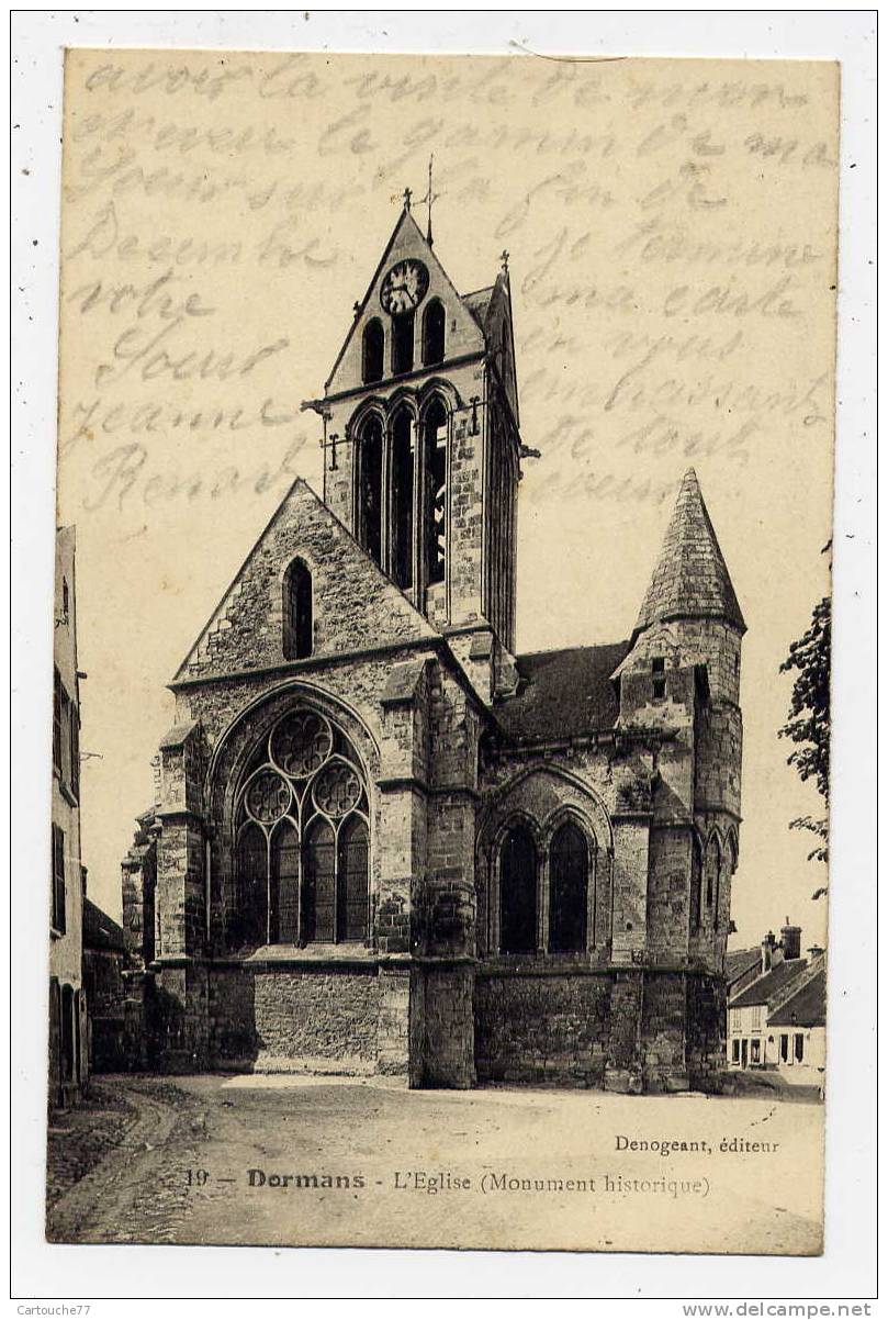 K9 - DORMANS - L'église (monument Historique) - Dormans