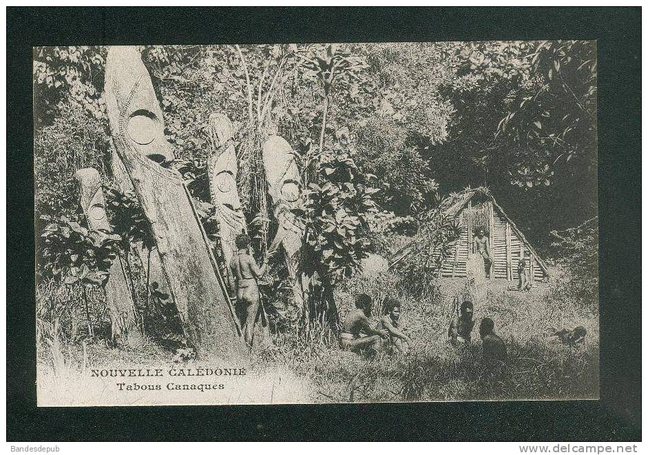 Nouvelle Calédonie - Tabous Canaques (  Ethnologie Ed. Messageries Maritimes Dos Précurseur ) - New Caledonia