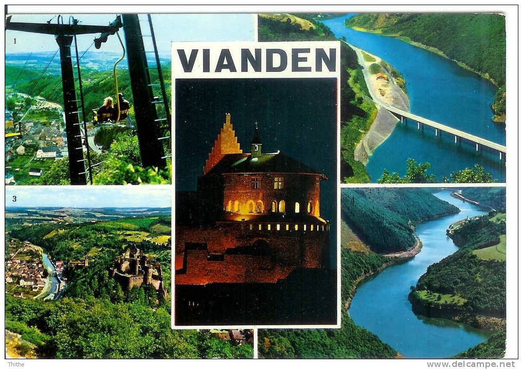 VIANDEN Carte 5 Vues - Vianden