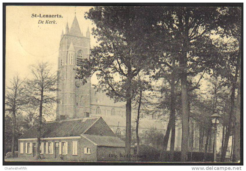 1921  " ST- LENAERTS - De Kerk " Uitg. Weduwe Verhaert !! - Autres & Non Classés