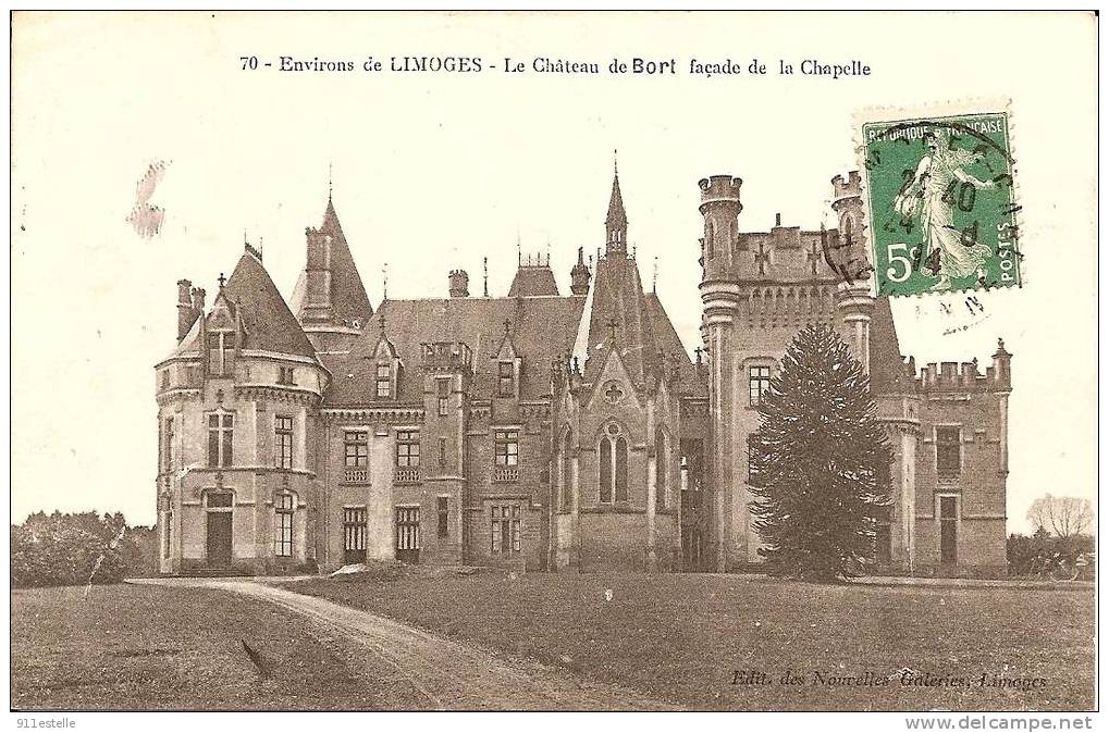 87  LE CHATEAU  De BORT - Saint Priest Taurion