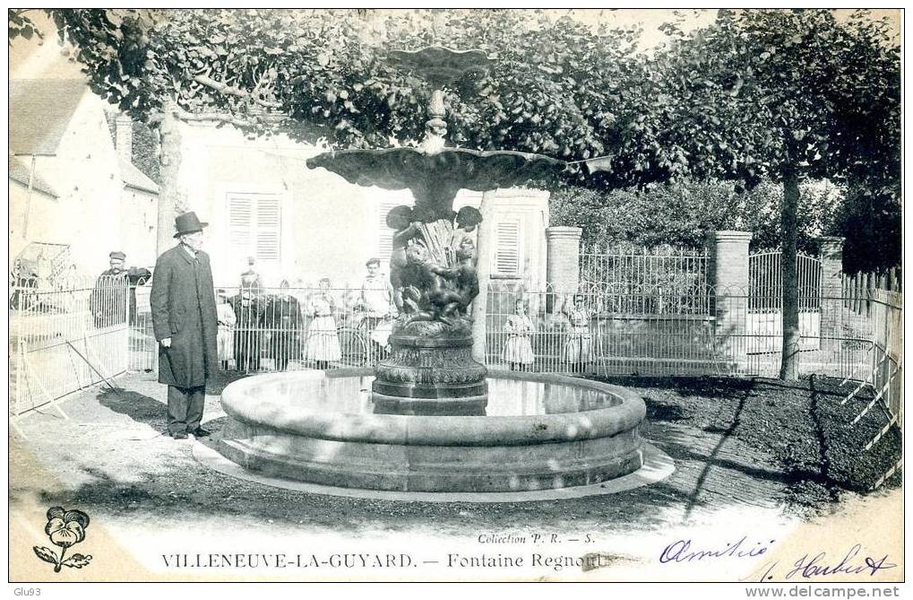 CPA - Villeneuve-la-Guyard (89) - Lot De 2 CP - Rond-Point  -  Fontaine Regnoul - Villeneuve-la-Guyard