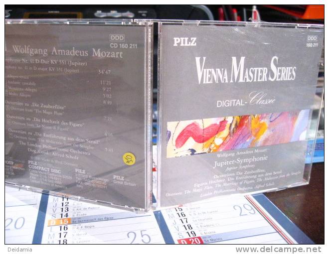 MOZART. CD 7 TITRES DE 1990. VIENNA MASTER SERIES. PILZ 160 211 - Klassik