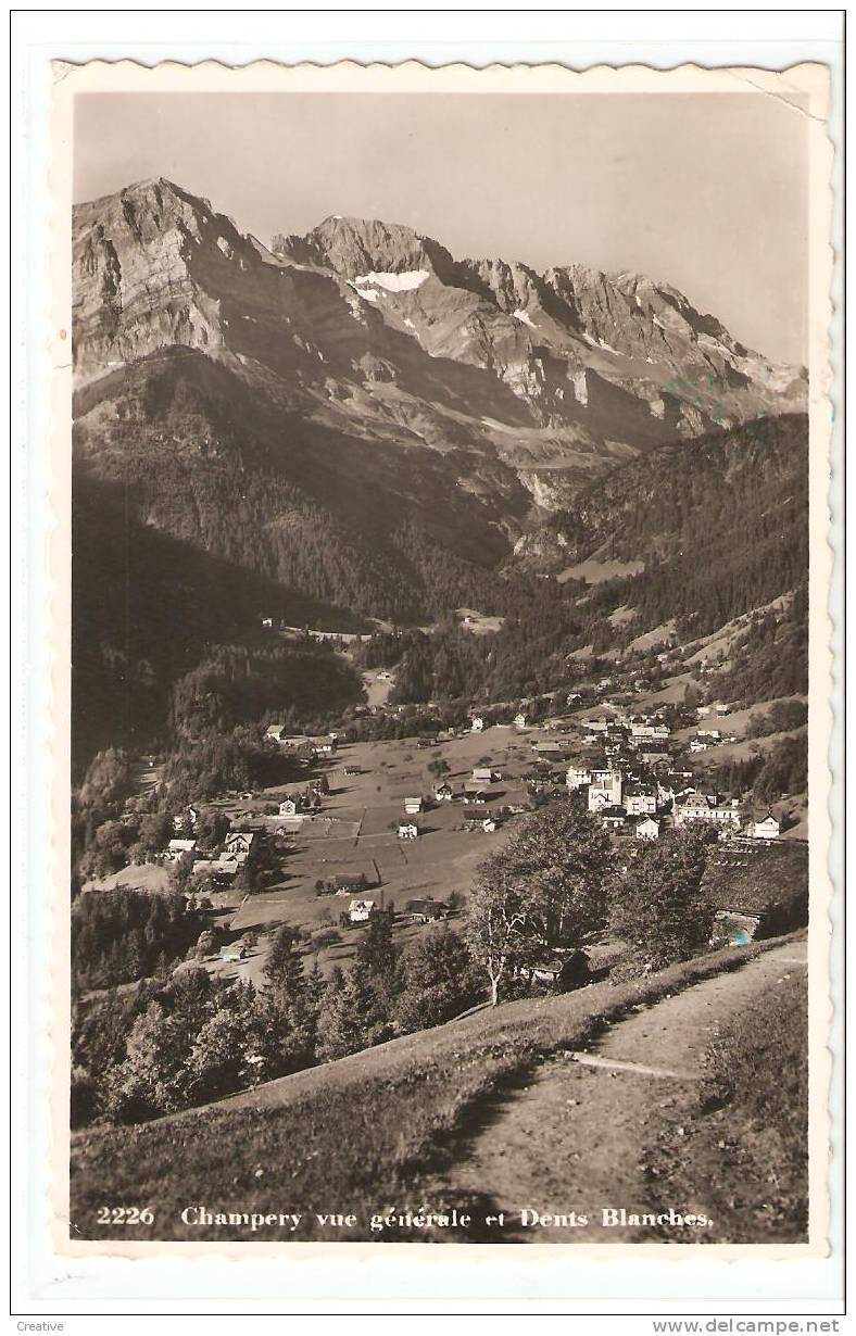 CHAMPERY VUE GÉNÉRALE - Champéry