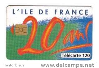 Télécarte - L'Ile De France - 120 Unités - Conseil Régional - Franciliens - Cultura