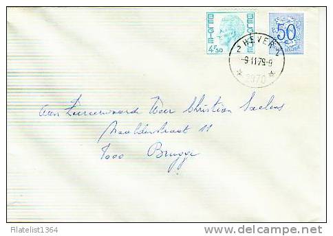 HEVER 2 - 2970 - 9.11.79 / Sterstempel-relais Op BRIEF/ Lettre - Sternenstempel