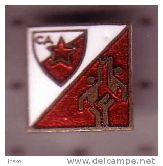 BASKETBALL Club Crvena Zvezda ( Belgrade , Serbia ) Rare Enemal - Emal Pin Badge Basket Ball Baloncesto Pallacanestro - Basketball