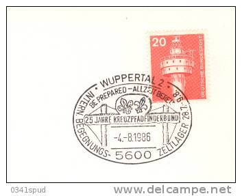 1986 Allemagne Wuppertal Scout - Autres & Non Classés