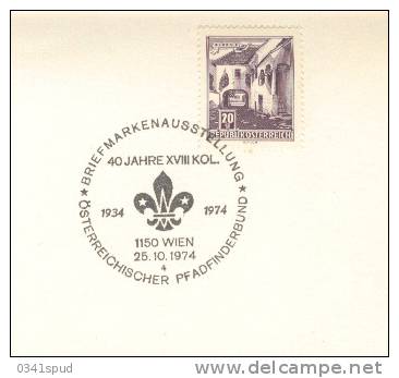 1974 Autriche Wien Scout - Autres & Non Classés