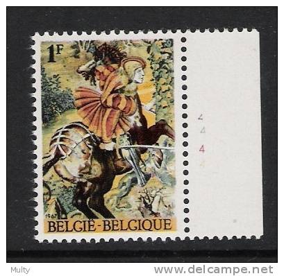 Belgie OCB 1426 (**) Met Plaatnummer 4. - 1961-1970