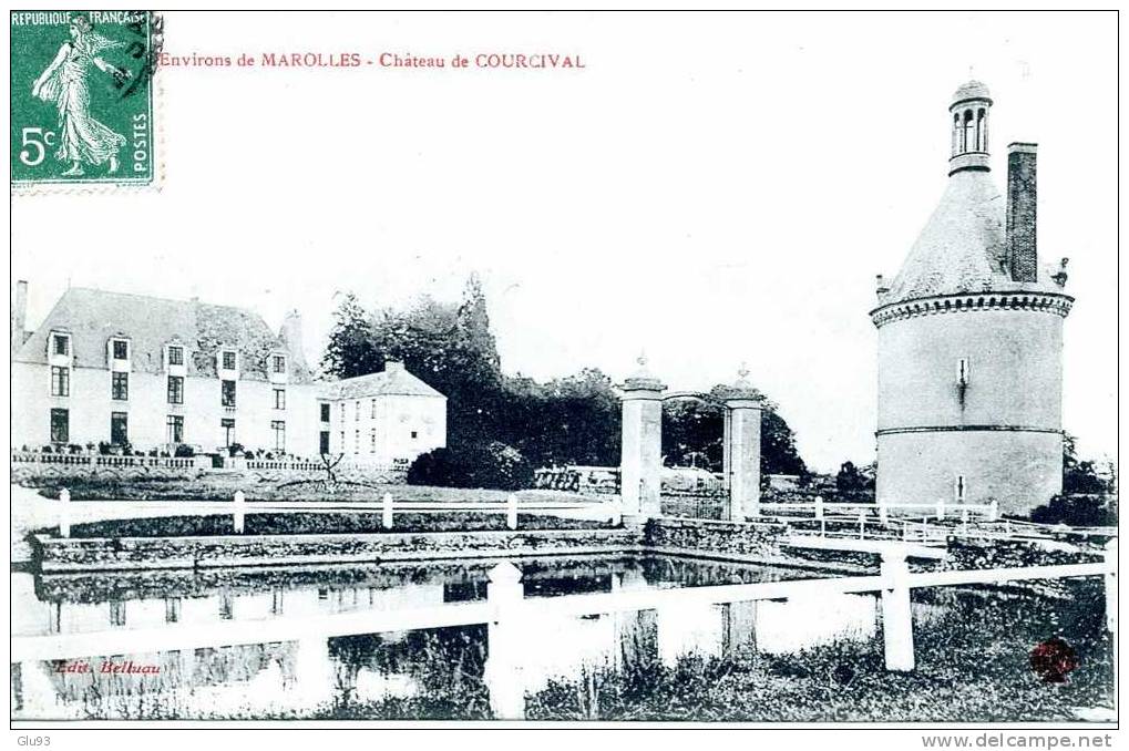 CPA - Environs De Marolles (72) - Château De Courcival - Marolles