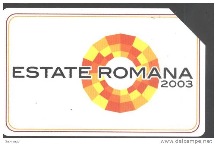 ITALY - C&C CATALOGUE - F3764 - ESTATE ROMANA 2003 - Öff. Themen-TK