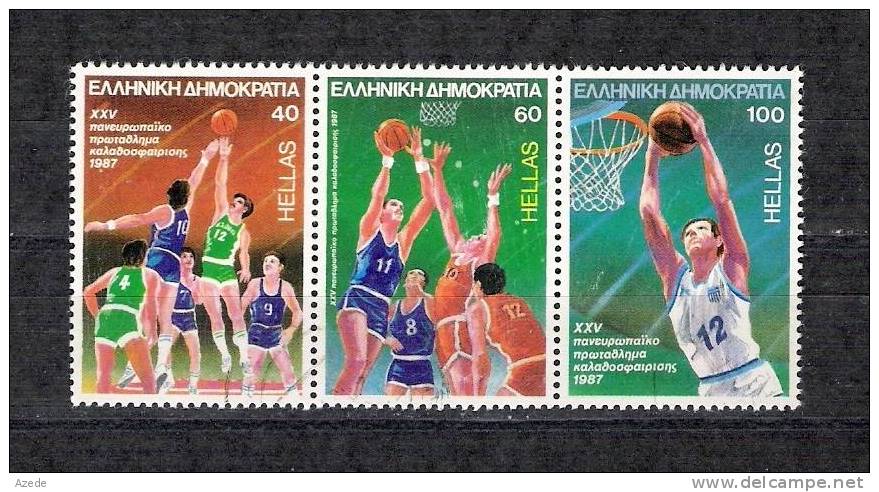Lot Bas6r 25e Championnats D'Europe De Basket-ball En Grèce - Pallacanestro