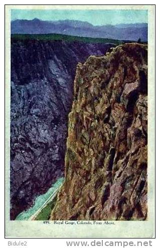 Royal Gorge, Colorado, From Above - Rocky Mountains