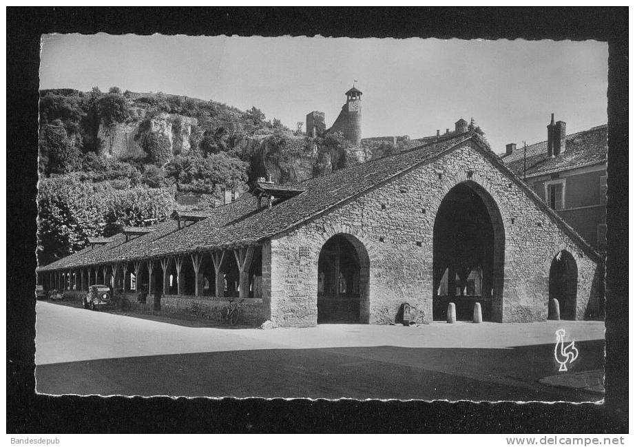 CPSM - Crémieu (Isère 38) - Les Halles ( Les Tirages Modernes N°4 Format CPA Flamme Halles ) - Crémieu