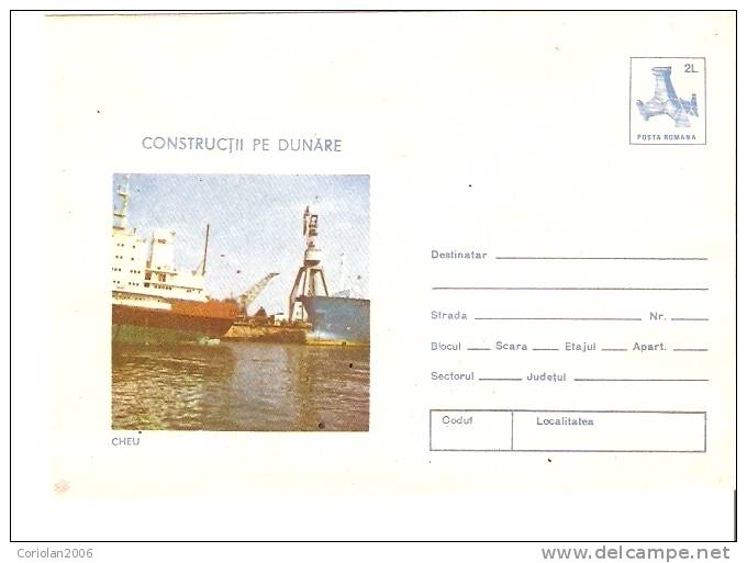 Romania 1988 / Postal Stationery - Schiffahrt