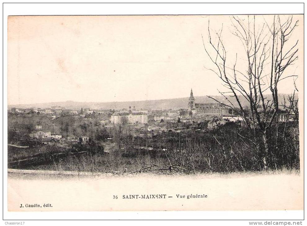 79 - SAINT- MAIXENT - Vue Générale - Saint Maixent L'Ecole