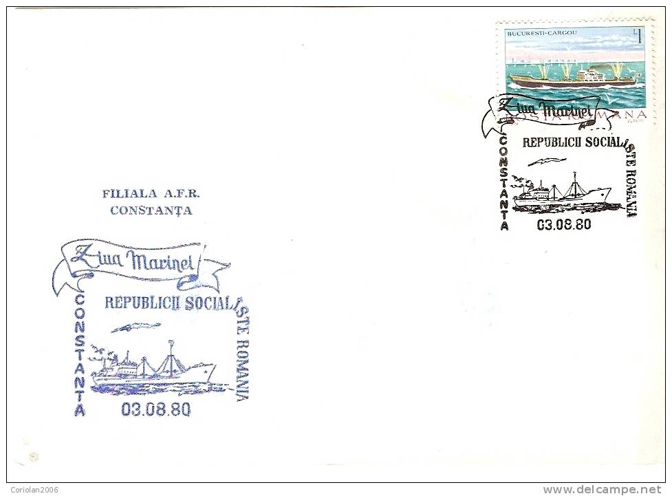 Special Cover Romania / 1980 - Maritime