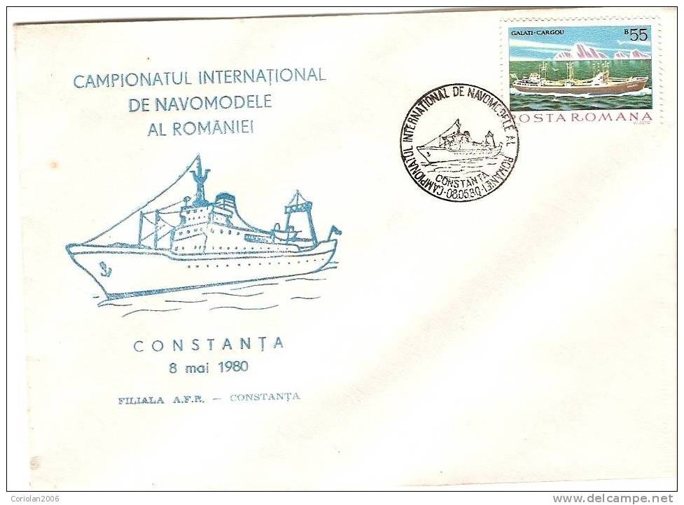 Special Cover Romania / 1980 - Maritime