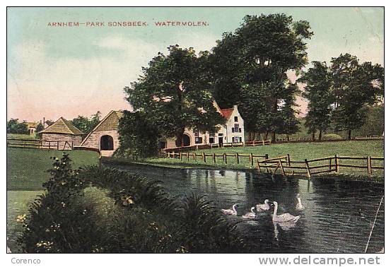 P B  ARNHEM   WATERMOLEN   MOULIN   Circulée    En L état - Arnhem