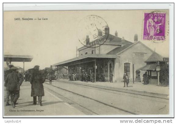 406 C/ CPA SAUJON (17)    LA GARE - Saujon