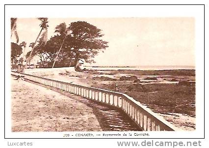 308. CONAKRY . PROMENADE DE LA CORNICHE. - French Guinea