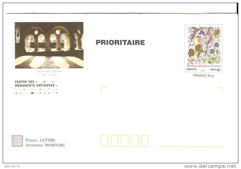 PAP - Prêt-à-Poster - Timbre ENLUMINURE - MONUM - ABBAYE DU THORONET - ETAT NEUF - Prêts-à-poster:Stamped On Demand & Semi-official Overprinting (1995-...)