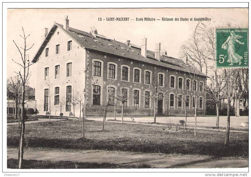 79 - SAINT- MAIXENT - Ecole Militaire - Bâtiment Des études Et Amphithéâtre - Saint Maixent L'Ecole