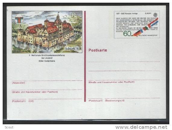 GERMANIA - GERMANY - ALLEMAGNE - 1982 - EUROPA - CARTOLINA POSTALE ** - 1982