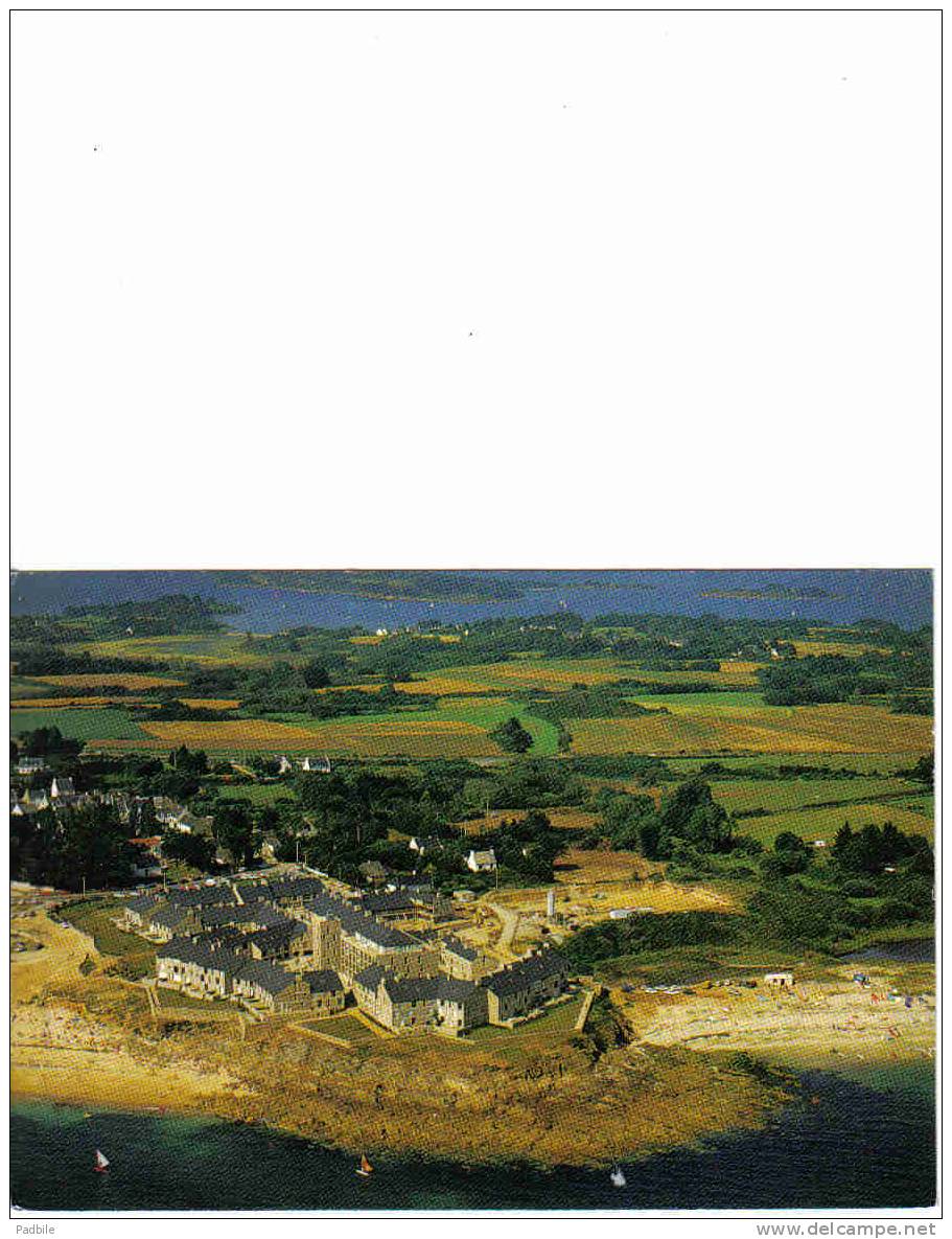 Carte Postale 56.  Port-Navalo Remparts De Kerjouano  Presqu´île De Rhuys Vue D´avion  Trés Beau Plan - Arzon