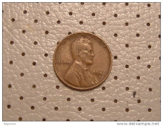 USA 1 CENT 1946 D# 4 - 1909-1958: Lincoln, Wheat Ears Reverse
