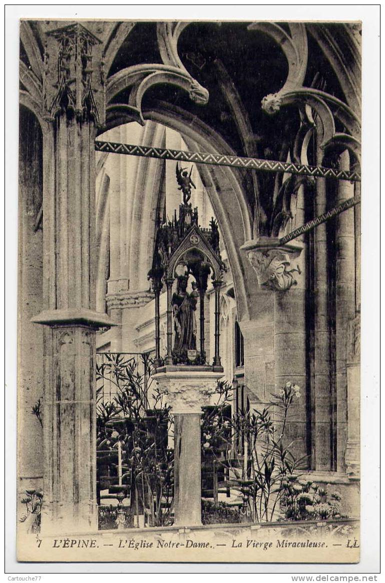 K8 - L´EPINE - L'église Notre-Dame - La Vierge Miraculeuse - L'Epine