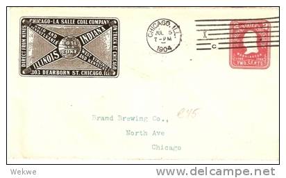 USG067 /  USA - Washington 2C.Jubilee Firmencouvert(Kohle-Handel)1904 - 1901-20