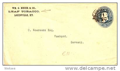 USG075 /  USA - Franklin 1C.-GA Drucksache Hamburg - 1901-20