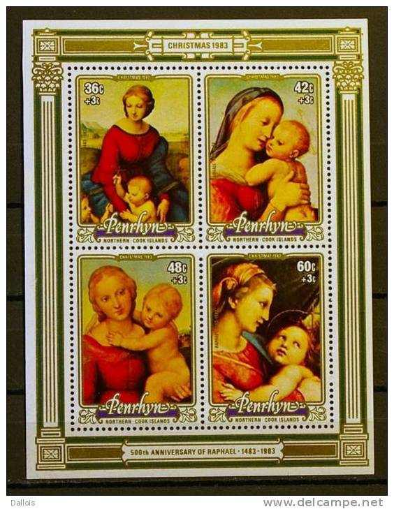 Penrhyn - 1983 - Tableaux - Paintings - Raphael - Neuf - Madonna