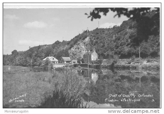 14 )FL) PONT D OUILLY, L'usine électrique, CPSM 9x 14, Photo Desaunay - Pont D'Ouilly
