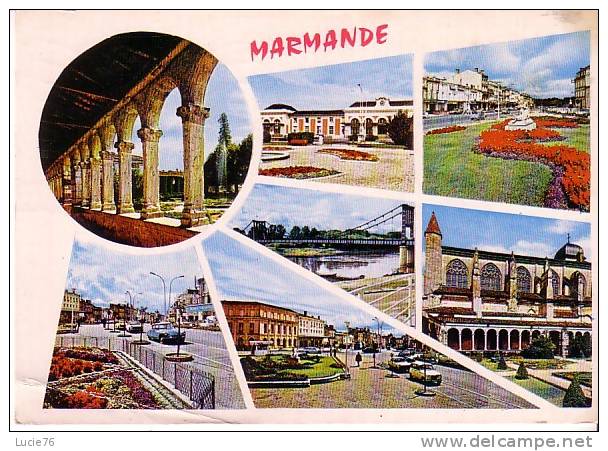 MARMANDE -  N°  47 M 1012  -7 Vues : Divers Aspects De La Ville . - Marmande