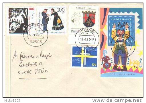 Germany -  Mi-Nr 1692/1694 + Block 27 FDC (W034)- - 1991-2000