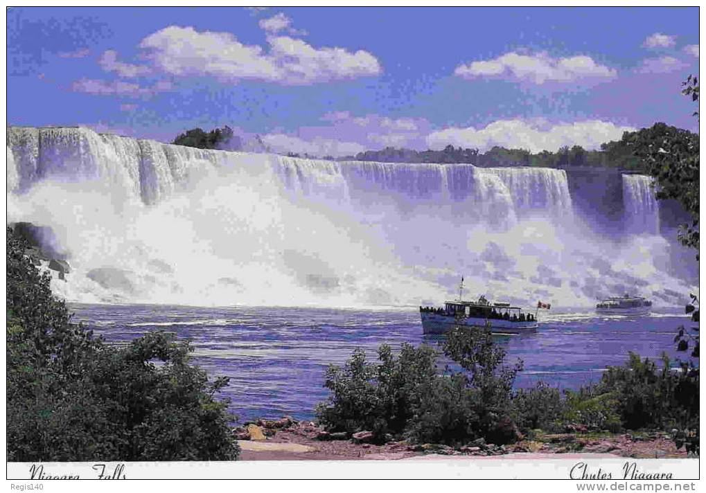 Canada - Chutes Du Niagara (2) - Perspective Spectaculaire Des Chutes Américaines - Niagarafälle