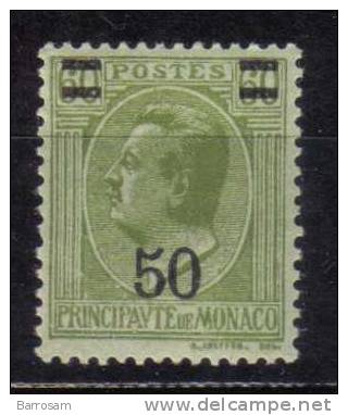 Monaco:1926-31 Yvert105MNH** - Autres & Non Classés