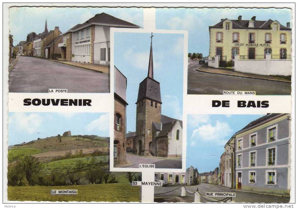 BAIS  -    Carte Multivues De La Ville. - Bais