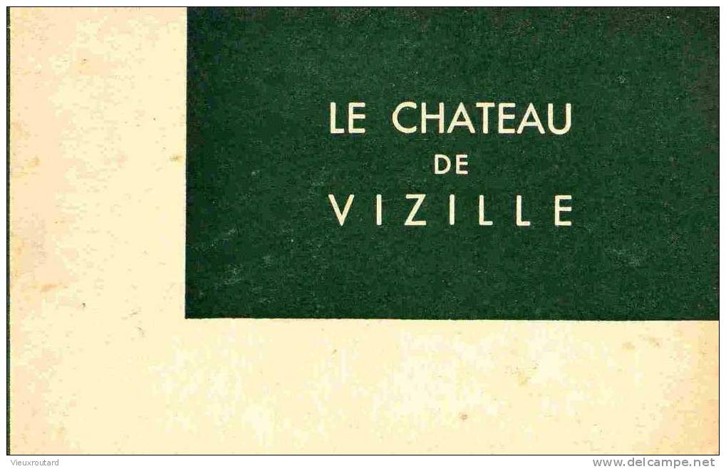 38 - SUPERBE CARNET DE 10 CPA DETACHABLES "CHATEAU DE VIZILLE" EDITION DES MONUMENTS HISTORIQUES - Vizille