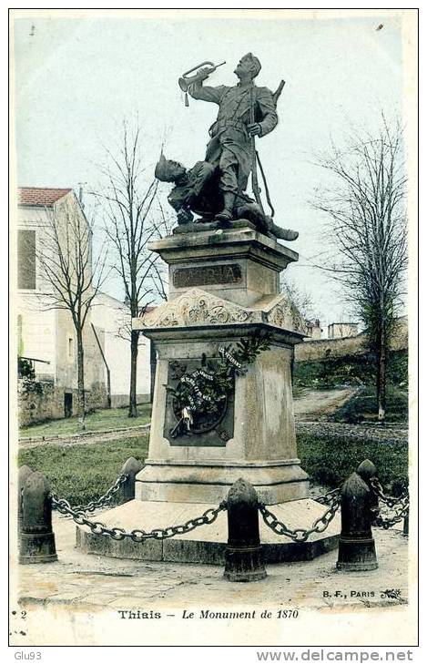 CPA - Thiais (94) - Lot De 3 CP - L'église - Monument De 1870 - Mairie - B.F., éditeur - Thiais