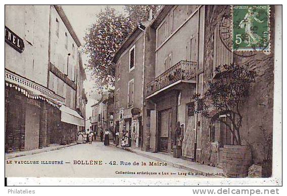BOLLENE  RUE DE LA MAIRIE 1915 - Bollene