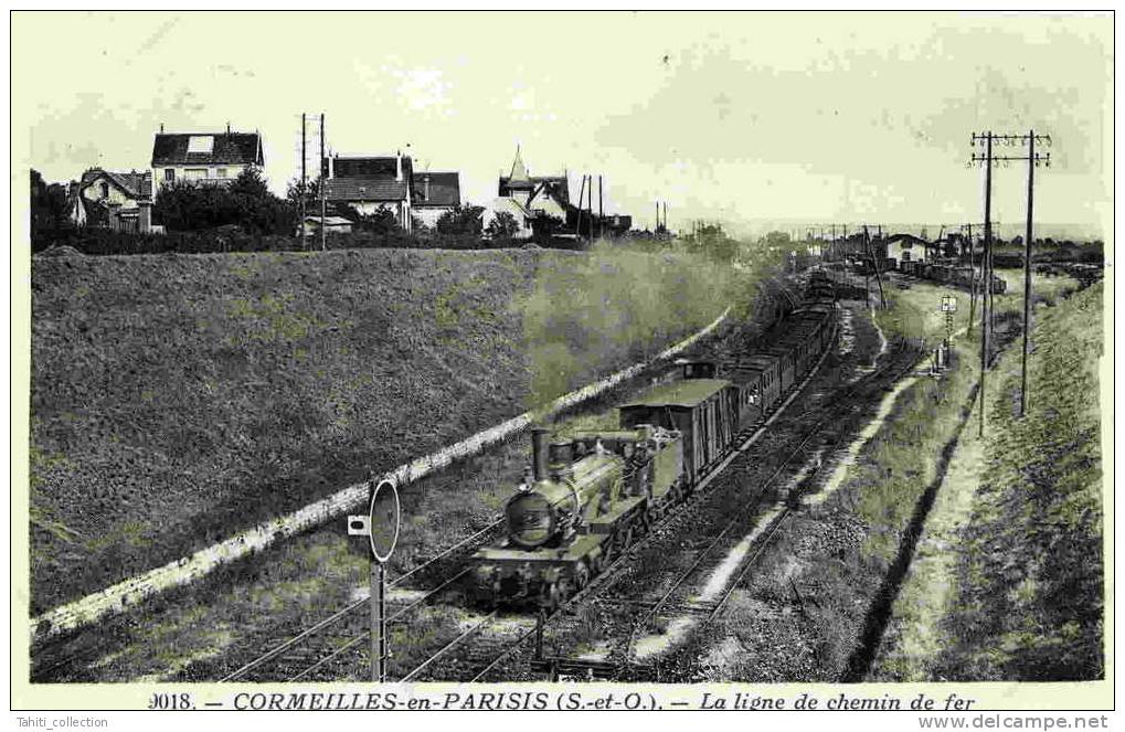 CORMEILLES-en-PARISIS - La Ligne De Chemin De Fer - Cormeilles En Parisis