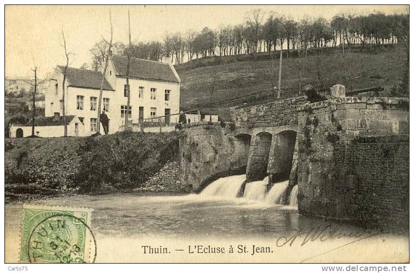 BELGIQUE - THUIN - Ecluse à Saint-Jean - Thuin