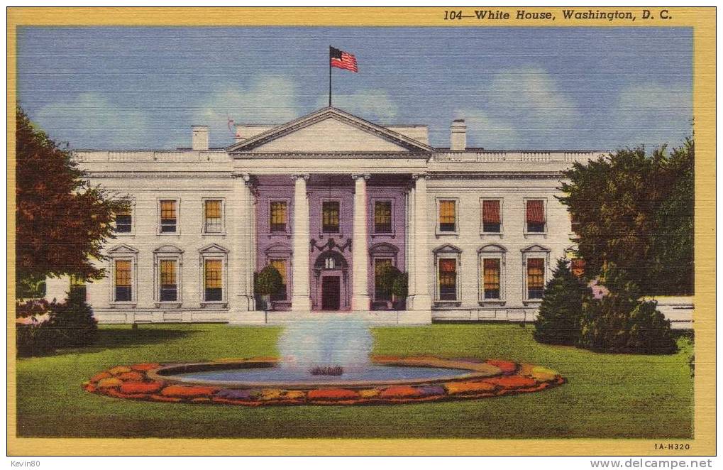 ETATS UNIS WASHINGTON DC White House Cpa Couleur - Washington DC